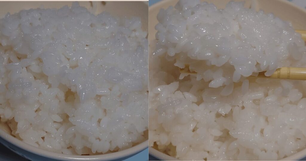 見た目や炊き上がりの違いについて