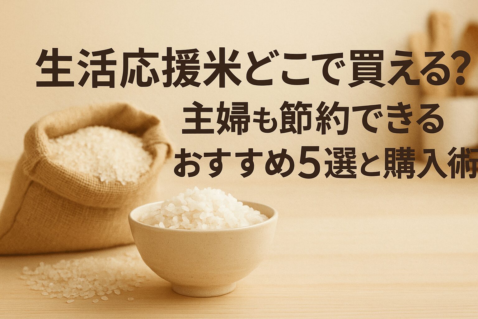 生活応援米　どこで買える