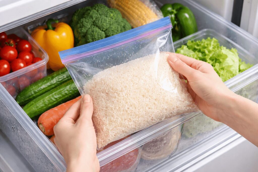 パサつかせないための水加減と保存方法