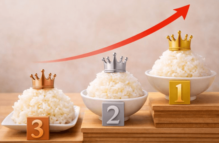 食味ランキングのランクの位置づけは？