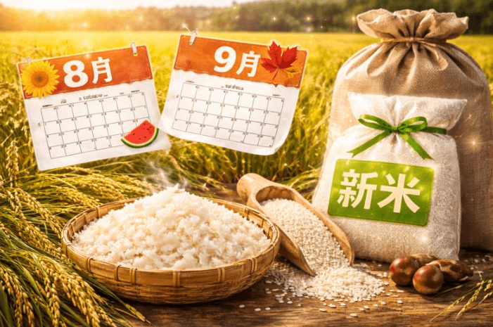 新米はいつ出る？収穫時期と一番おいしい買い時
