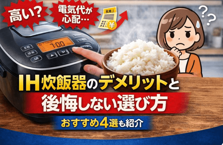 IH炊飯器　デメリット