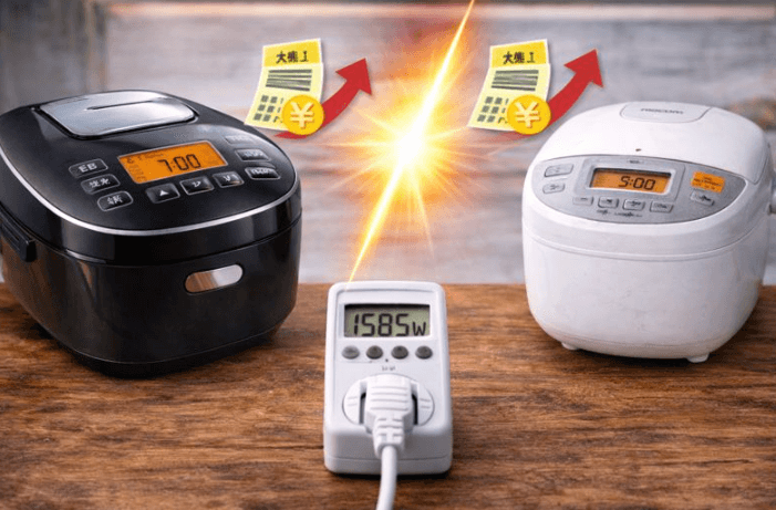 マイコンとIH炊飯器の電気代比較