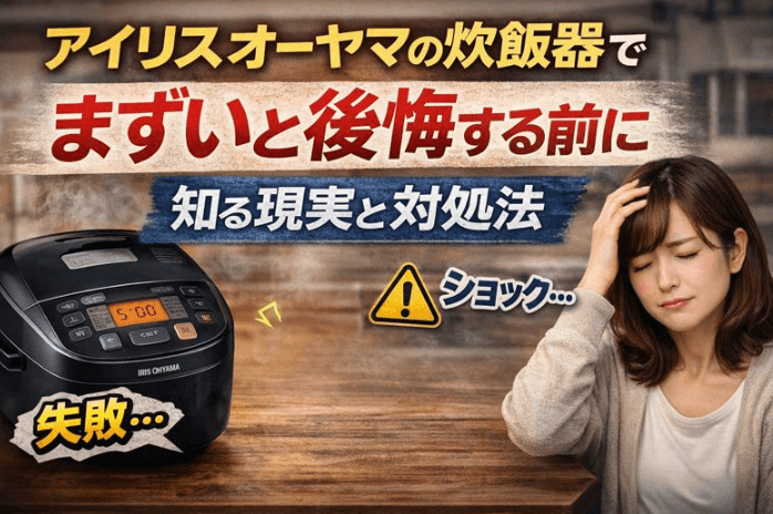 アイリスオーヤマ　炊飯器　まずい