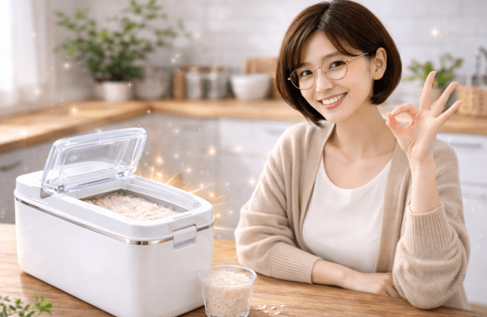 真空米びつが向いている人・向いていない人