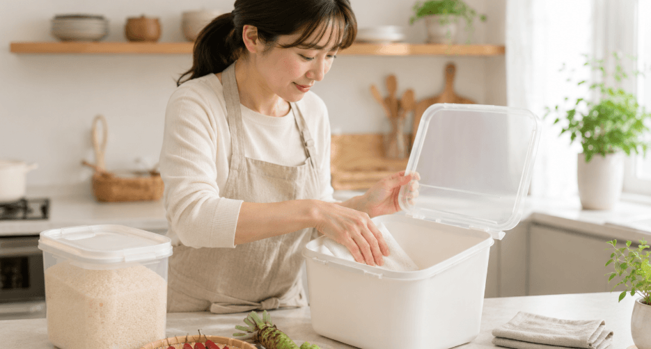 虫除けだけでは不十分?米びつに虫を出さない保存方法