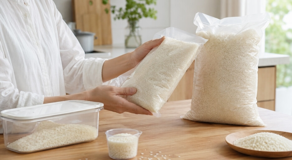 パールライスのお米を買う前に5kgと10kgの量や保存方法を確認する手元