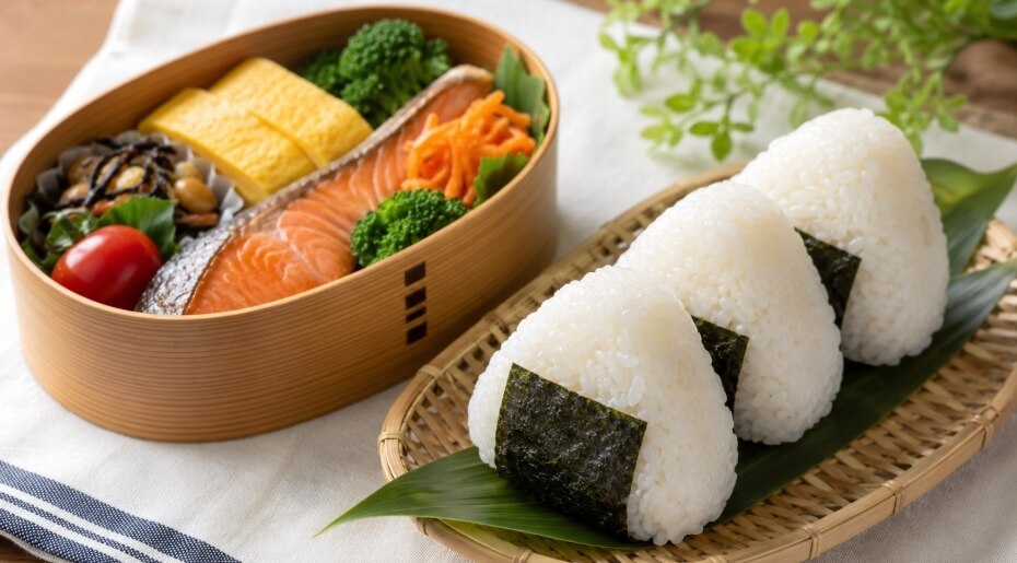 お弁当とおにぎりに合う冷めても食べやすい白ごはん