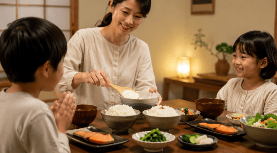 ななつぼしと雪若丸を毎日の食卓で選び分ける日本の家庭のご飯