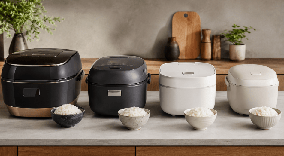 タイガー炊飯器新機種モデルの価格帯と種類を比較するラインナップイメージ