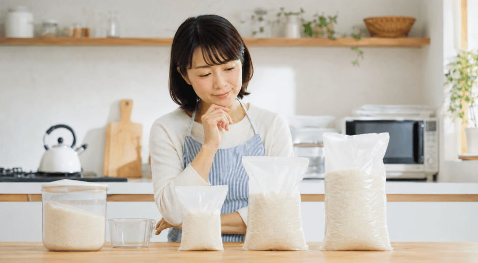 つや姫無洗米の2kg・5kg・10kgを比較して選ぶ女性
