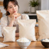 おぼろづきの2kg・5kg・10kgの選び方をイメージした容量の異なる米袋の比較